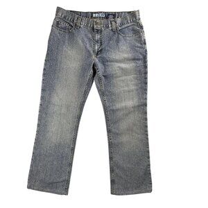 Anchor Blue Straight Boot Jeans Mens 34x32 Blue Denim Classic Casual Pants Y2K